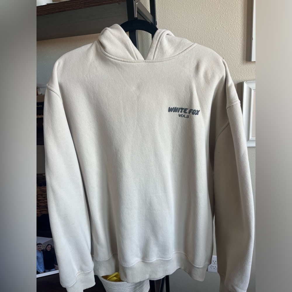 White Fox Oversized Hoodie